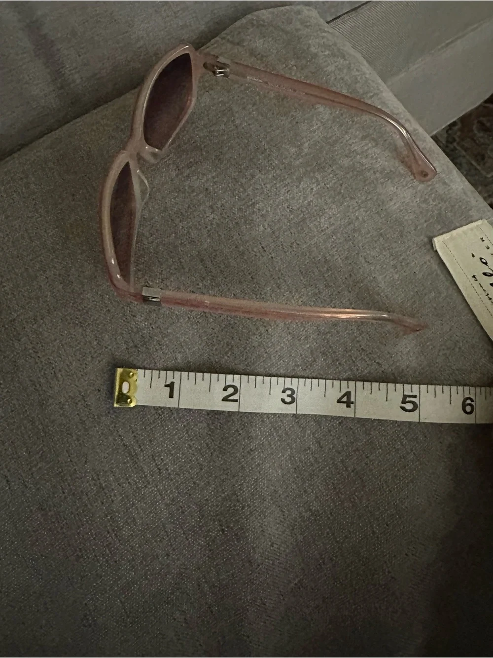 Coach Pink Gradient Square Sunglasses